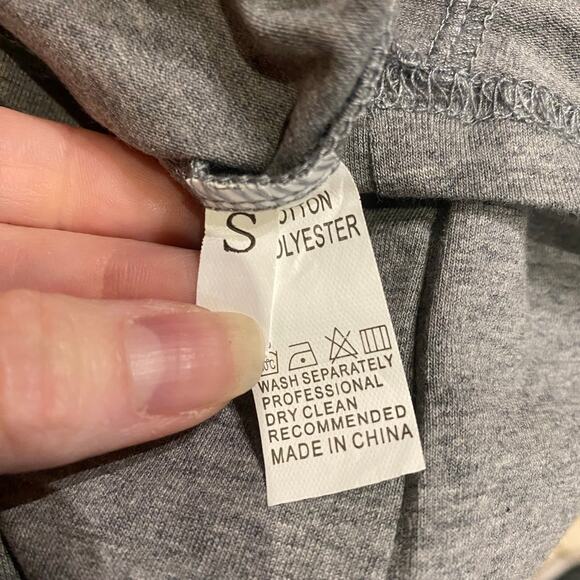 Rave Party Beach Cruise Grey bodycon dress side ruching t-back sexy comfy small - Picture 6 of 6